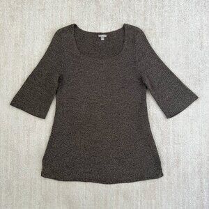 J. Jill Boho Cotton Blend Tunic Knit Sweater Top M